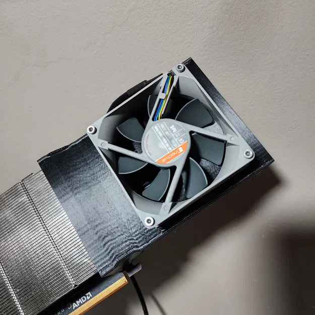 Vỏ gắn quạt 80mm cho Radeon Instinct MI25 - Image 1