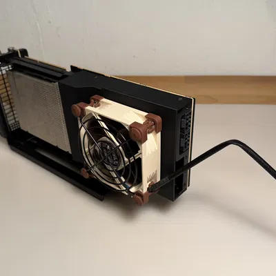 Case quạt 80mm cho Radeon Instinct MI50