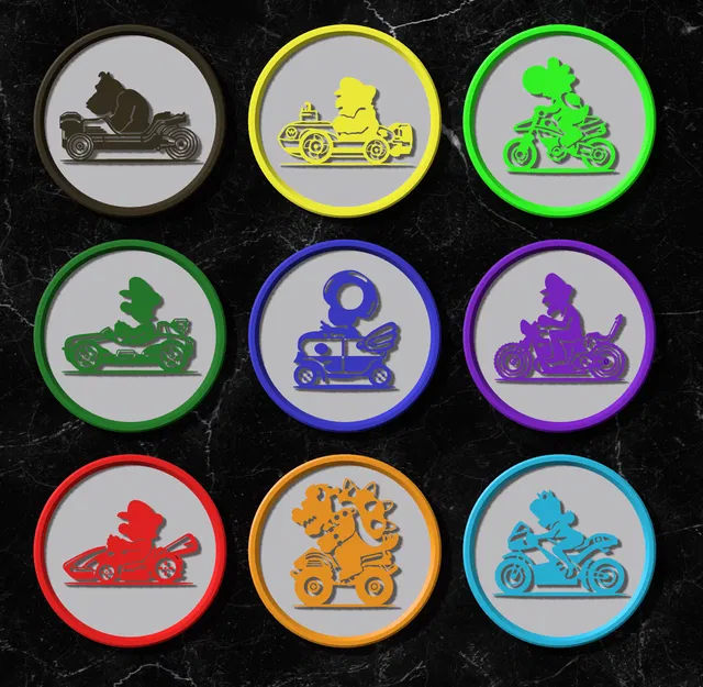 Đế Lót Ly Siêu Tốc - Phiên Bản "It's a me - MARIO KART COASTERS!" - Image 3