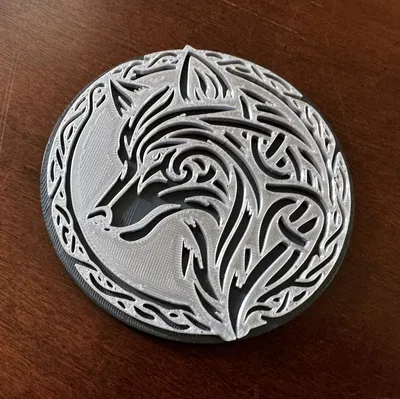 Miếng Lót Ly Hình Sói