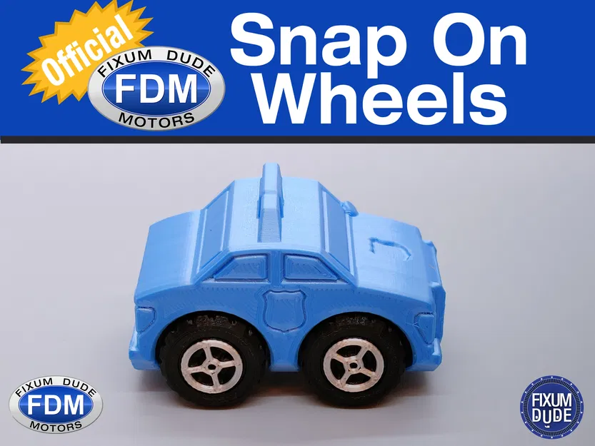 Bánh Xe Chính Hãng Gắn Ngoài Cho Xe FDM Fixum Dude Motors In Liền - Image 2