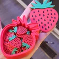 Mô hình dâu tây dẹp kèm hộp đựng dâu tây - Thumbnail 1