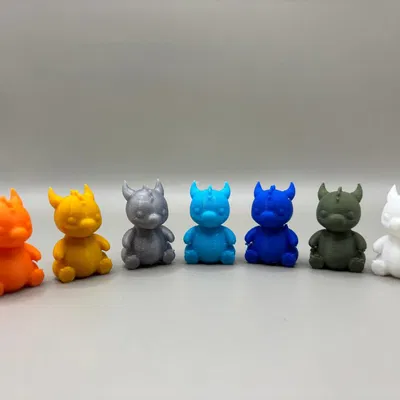 Rồng Smokey – Nhỏ, Dễ Thương & In Nhanh