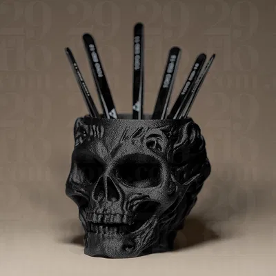 Cái Hộp Đựng / Organizer Hình Đầu Lâu