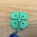 Móc Khóa Cỏ 4 Lá/Shamrock Khớp Dẻo Cho Lễ Thánh Patrick - Thumbnail 3