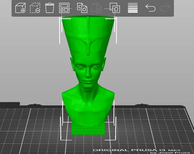 Tượng Bán Thân Nữ Hoàng Nefertiti - Image 2