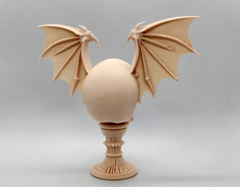 Đầu Lâu Rồng Có Cánh Trên Bệ - Image 7