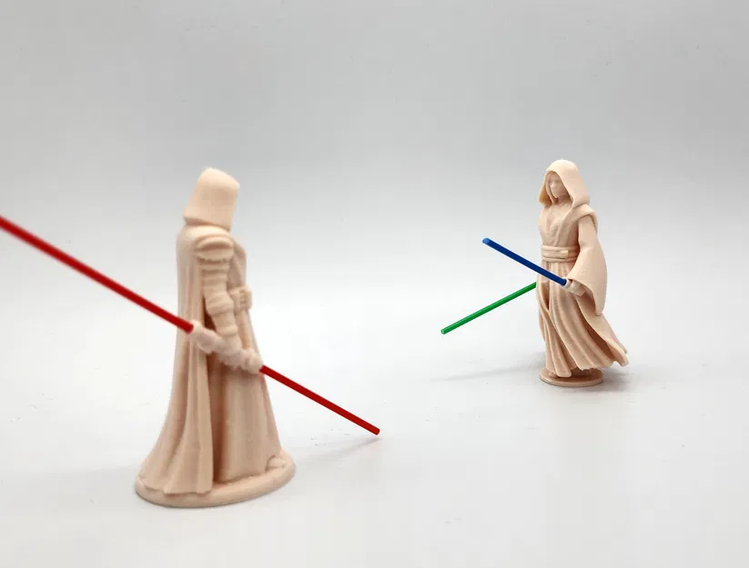 Mô Hình Nữ Kiếm Đôi Kèm Lightsaber Filament - Image 7