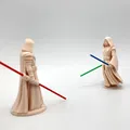 Mô Hình Nữ Kiếm Đôi Kèm Lightsaber Filament - Thumbnail 7