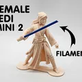 Mô hình Nữ Jedi 2 kèm Lightsaber Filament - Thumbnail 1