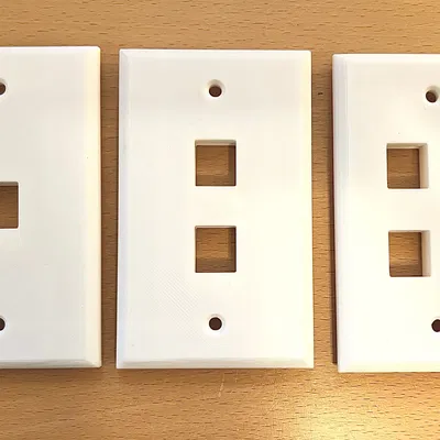 Tấm Ốp Lưng Ổ Cắm Ethernet Cho Cặp Nối hoặc Ổ Cắm Keystone