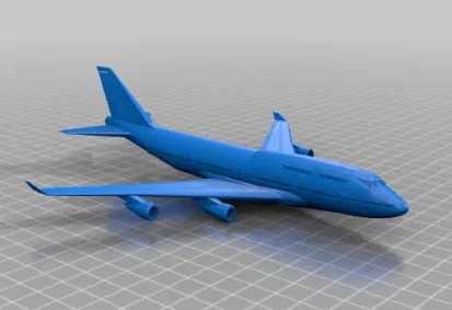 Mô hình máy bay Boeing 747 để bàn - Image 1