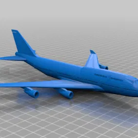 Mô hình máy bay Boeing 747 để bàn