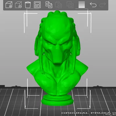 Tượng Đầu Thợ Săn (Bust of Predator)