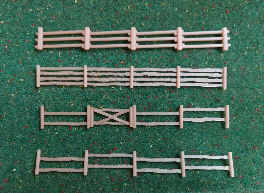 Hàng Rào Chăn Nuôi Cho Mô Hình Tàu/Diorama (Tỷ Lệ ~1:87) - Image 1