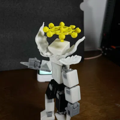 Mô hình Mahoraga mini JJK, đầu và bánh xe, tỉ lệ 175%