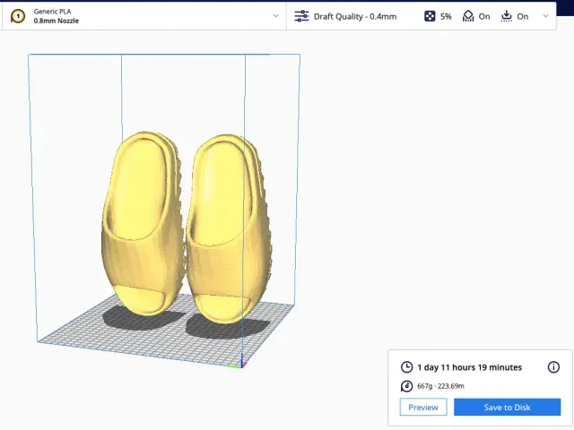 Dép Yeezy (In được) - Image 2