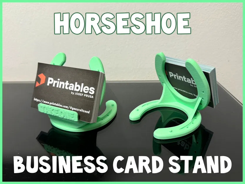 Cây Giữ Card Visit Hình Móng Ngựa – Nổi Bật Trong Chuồng Ngựa! - Image 1