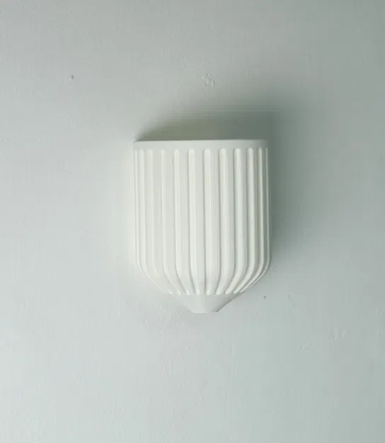 Chậu Hoa Treo Tường Dọc Tối Giản Với Vân Gân Trang Trí - Image 2