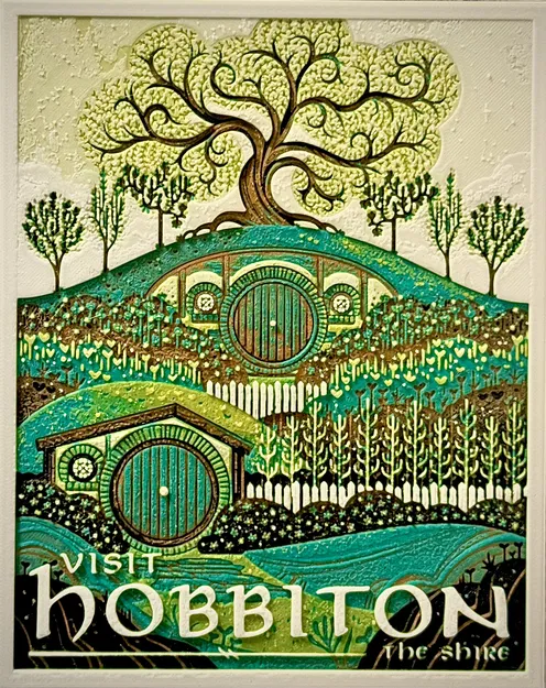 Mô hình The Shire (Hobbiton) Chúa tể những chiếc nhẫn Hueforge - Image 1