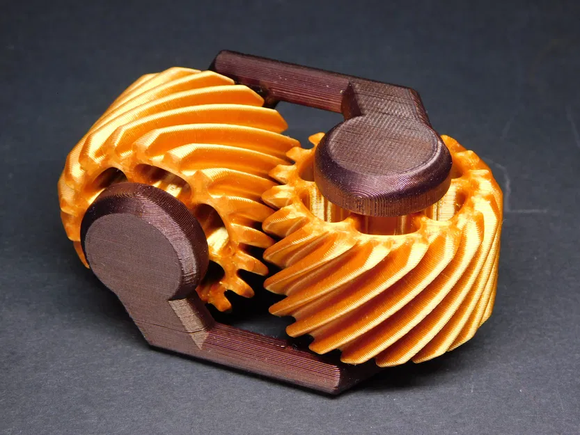 Mô hình Gear fidget - Bánh răng xoay - Image 2