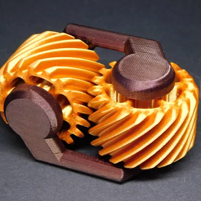 Mô hình Gear fidget - Bánh răng xoay