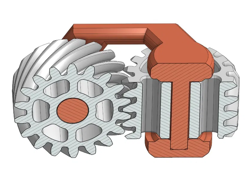 Mô hình Gear fidget - Bánh răng xoay - Image 5