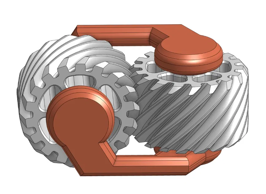 Mô hình Gear fidget - Bánh răng xoay - Image 6