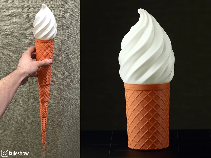 Cây Kem Ốc Quế Gấp Gọn - Image 1