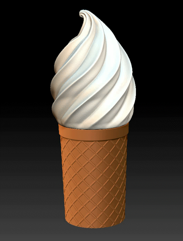 Cây Kem Ốc Quế Gấp Gọn - Thumbnail 3