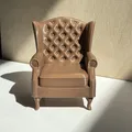 Ghế bành da cổ điển - Thumbnail 2