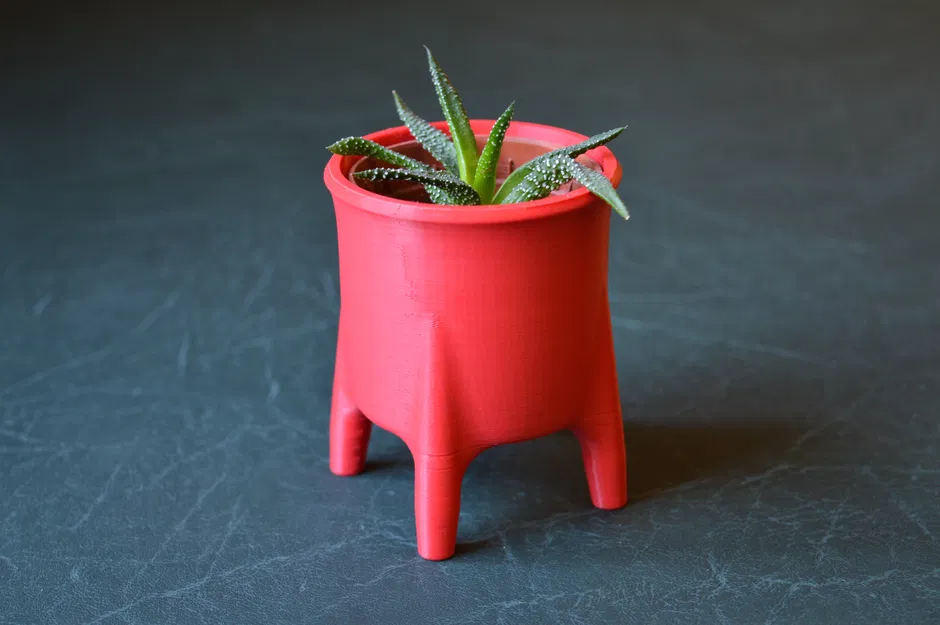 Chậu cây vạc tròn ú nu - Image 2