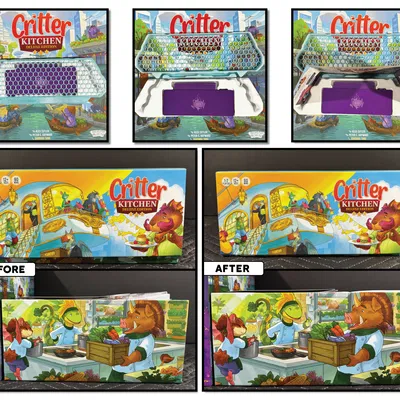 Nắp Khay Người Chơi Critter Kitchen (Phiên Bản Deluxe)