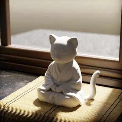 Mèo Thiền Định