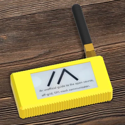 OUTDATED - Vỏ Heltec Wireless Paper Cho Meshtastic - Viền Và Bo Góc