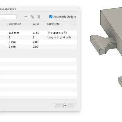 Spacer Gridfinity Refined Tùy Chỉnh Tham Số