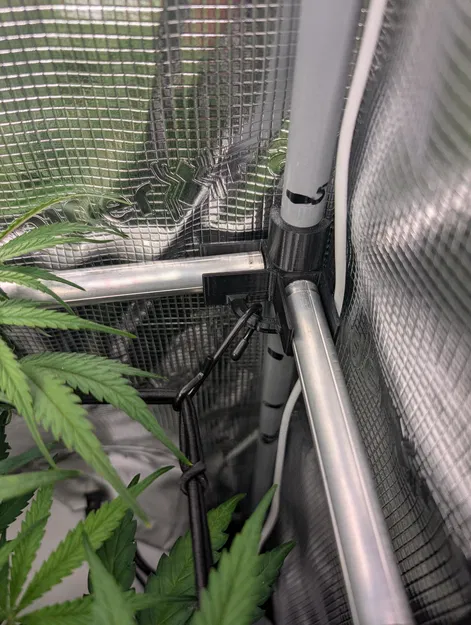 Pát treo lưới SCROG cho cột lều 16mm - Image 1