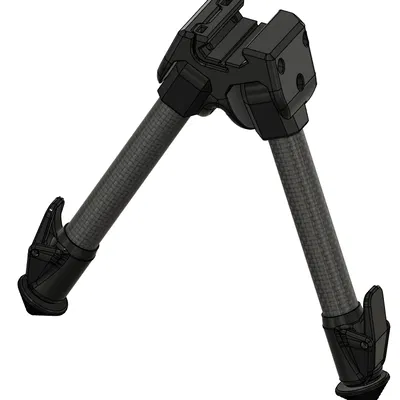 CPod: Bipod Picatinny Nhẹ, Điều Chỉnh Được Làm Từ Ống CF