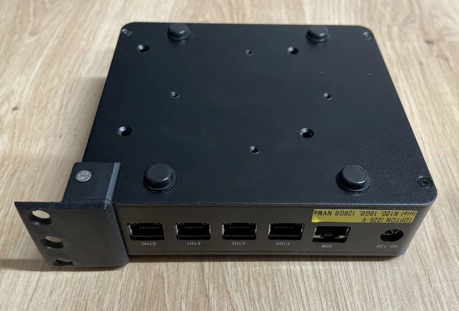 Giá đỡ Rack 1U cho Mini PC Topton N100 i226-V - Image 3