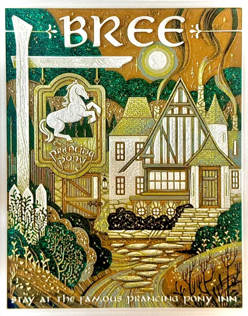 Hueforge Bree Prancing Pony (Chúa tể những chiếc nhẫn) - Image 1