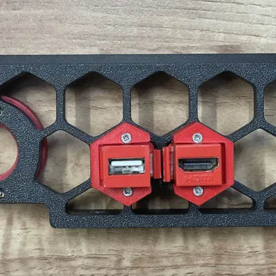 Giá đỡ Keystone USB HDMI cho Voron Skirt Tiêu Chuẩn