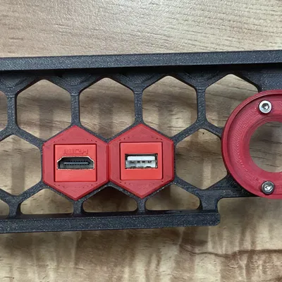 Giá đỡ Keystone USB HDMI cho Voron Skirt Tiêu Chuẩn