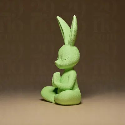 Tượng Thỏ Thiền Định