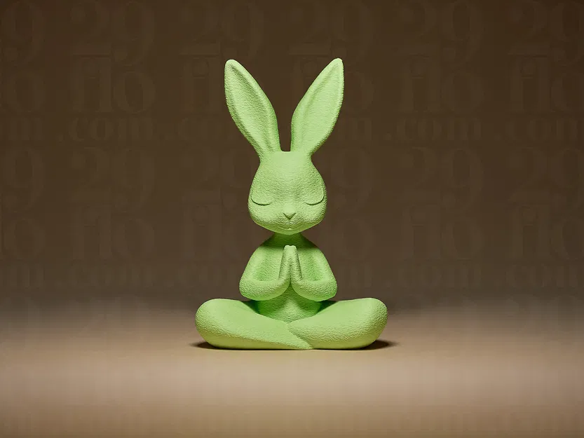 Tượng Thỏ Thiền Định - Image 3
