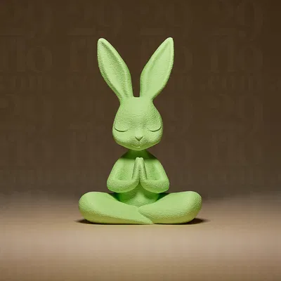 Tượng Thỏ Thiền Định