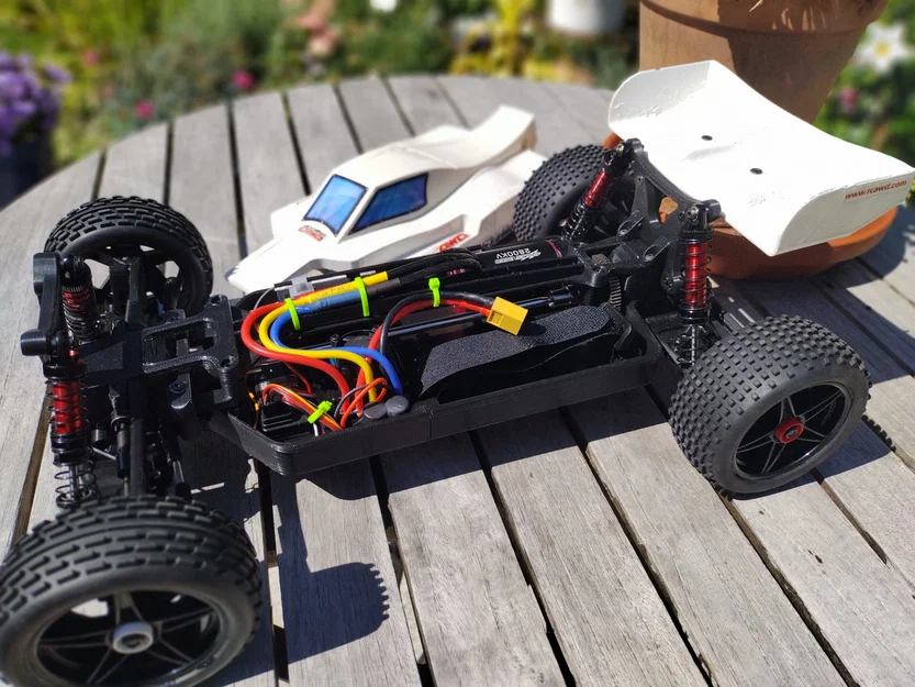 Mk Ultra - Xe buggy RC 4WD tỉ lệ 1/10 in 3D - Sửa đổi trục truyền động - Image 2