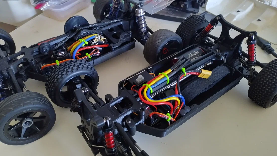 Mk Ultra - Xe buggy RC 4WD tỉ lệ 1/10 in 3D - Sửa đổi trục truyền động - Image 4