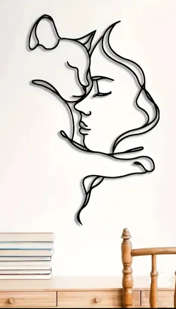 Trang Trí Tường "Yêu Mèo Của Tôi" - Image 1