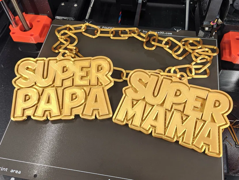 Dây Chuyền Tê Giác Vàng Siêu Bố & Siêu Mẹ - Image 1