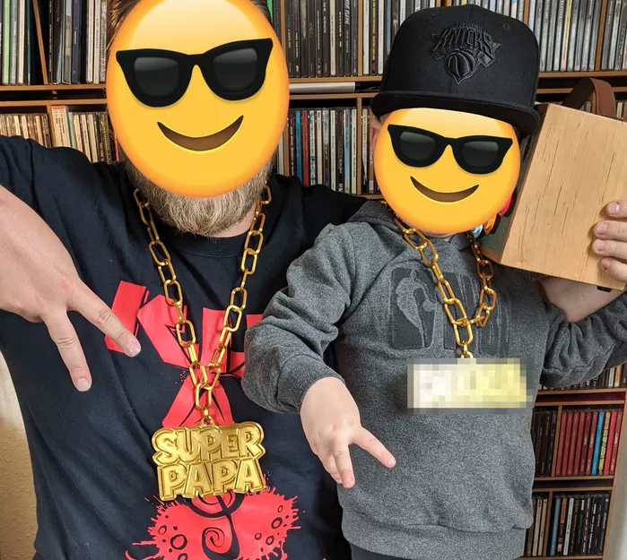 Dây Chuyền Tê Giác Vàng Siêu Bố & Siêu Mẹ - Image 3